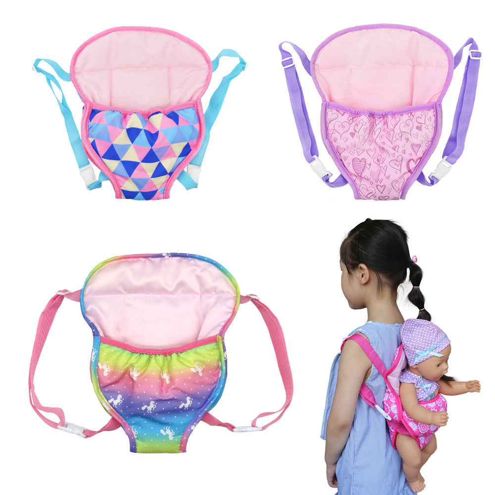 Niedlicher Babytrage-Rucksack für 16–20 Zoll Reborn-Puppen