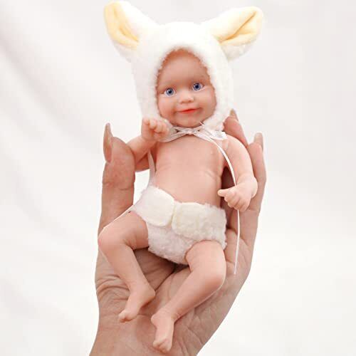 6 Zoll 15cm Offene Augen Lächeln wiedergeborene Mini-Puppe Maddie
