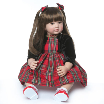 60 cm langes Haar süße Prinzen Reborn Puppe