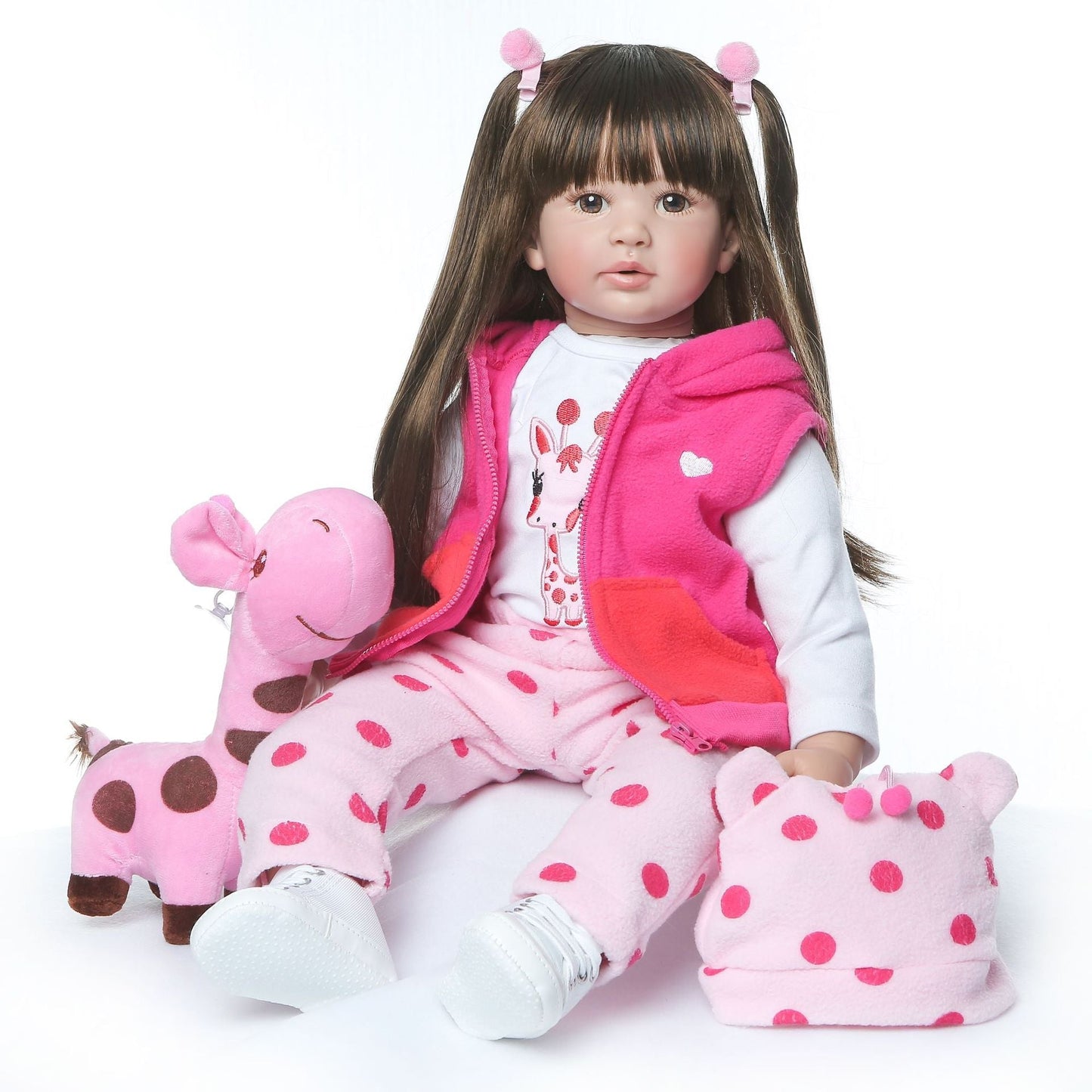 60 cm lange simulierte Prinzen Reborn Puppe mit langem Haar