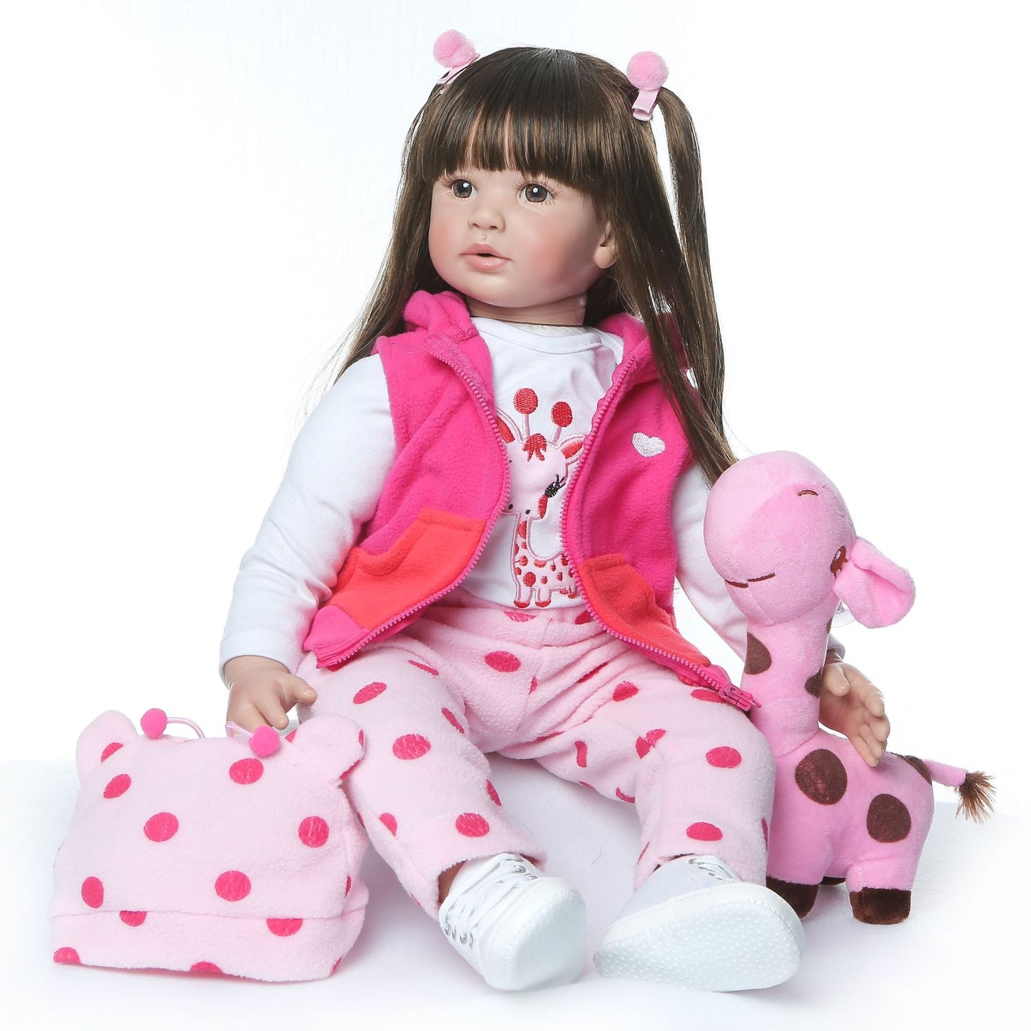 60 cm lange simulierte Prinzen Reborn Puppe mit langem Haar