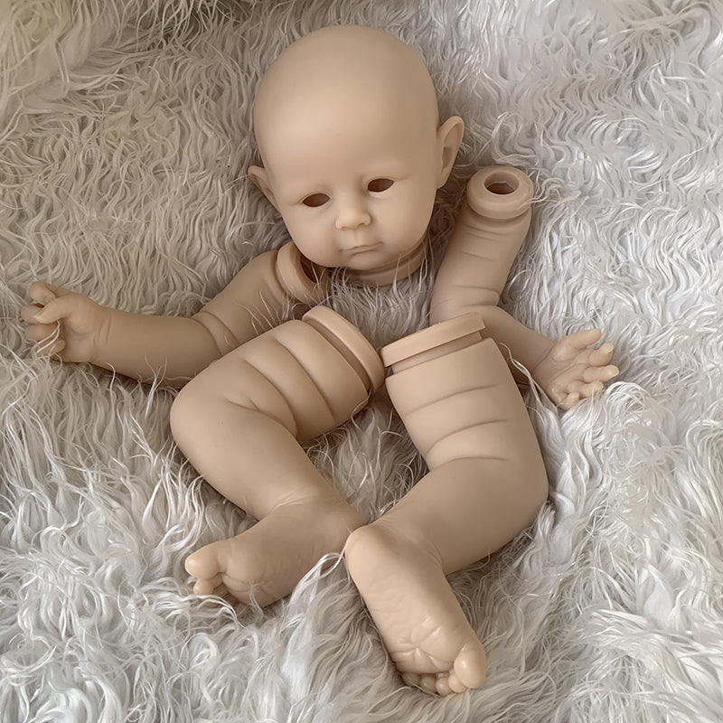 22 Zoll Archie unbemaltes Reborn Puppe Kit mit offenen Augen