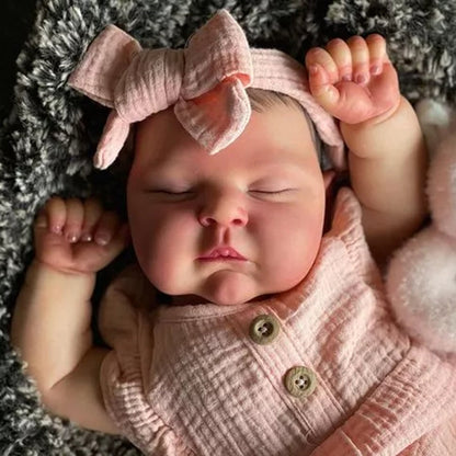 20 Zoll Yvette lebensechte wiedergeborene Babypuppen- Peaches