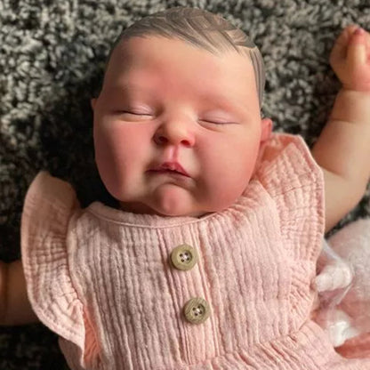 20 Zoll Yvette lebensechte wiedergeborene Babypuppen- Peaches