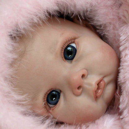 22 Zoll Chrissy DIY Leer Offene Augen Reborn Puppe Kit