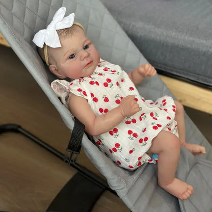 Kirsche offene Augen 19 Zoll Reborn Baby Mädchen-Elijah