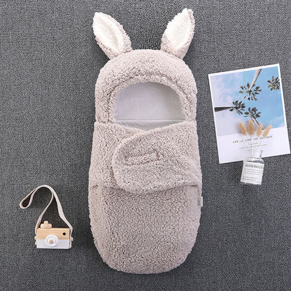 Plüsch Große Ohren Babyschlafsack für 16-24 Zoll Reborn Puppen