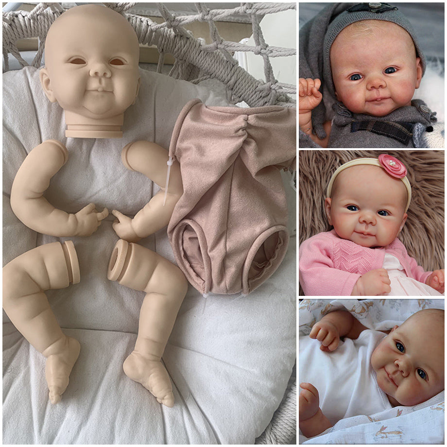 20 Zoll süße Juliette DIY Leeres unbemaltes Reborn Puppe Kit