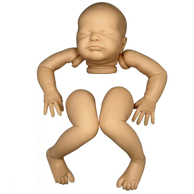 19 Zoll unlackierter Geschlossene Augen Reborn Max Puppen Kit