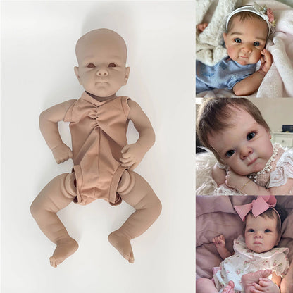18 Zoll Bettie Augen auf DIY Blanko-Reborn-Puppen Kit