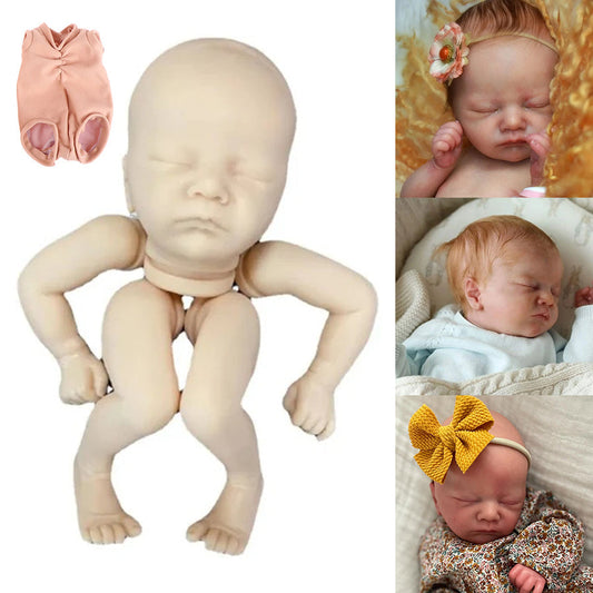 Reborn Charlotte 18 Zoll Geschlossene Augen Unvollendeter Puppen Kit