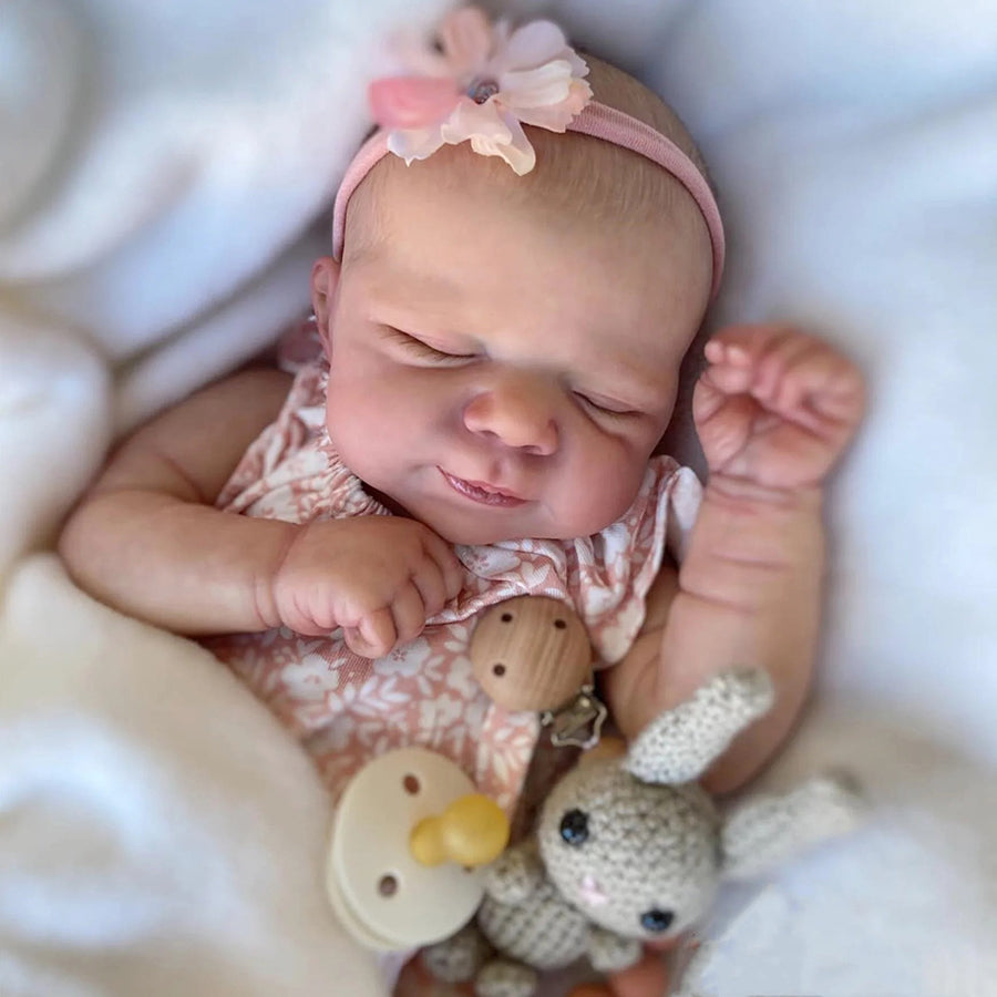 19 Zoll Quintina Realistische schlafende Reborn Puppe-Pasacle