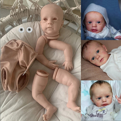19 Zoll DIY Mika Unbemalt Reborn Puppen Kit