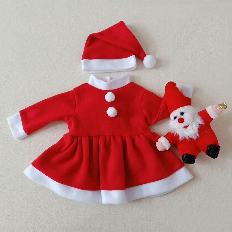 Weihnachtskleidungsset für 22-23 Zoll Reborn Puppen