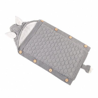 Warmer Strick-Fleece-Schlafsack für 17-24 Zoll Reborn Puppen