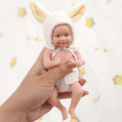 6 Zoll 15cm Offene Augen Lächeln wiedergeborene Mini-Puppe Maddie