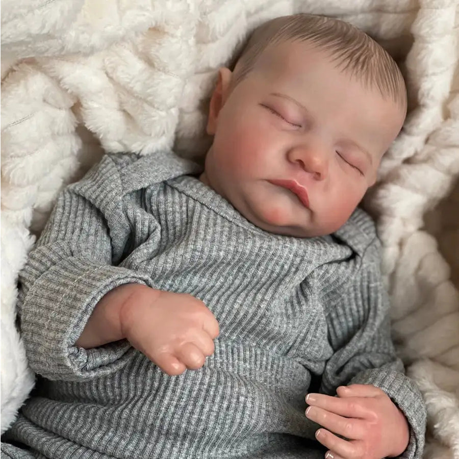 18 Zoll Lebensechte Webster Reborn puppe Junge/Mädchen-Levi