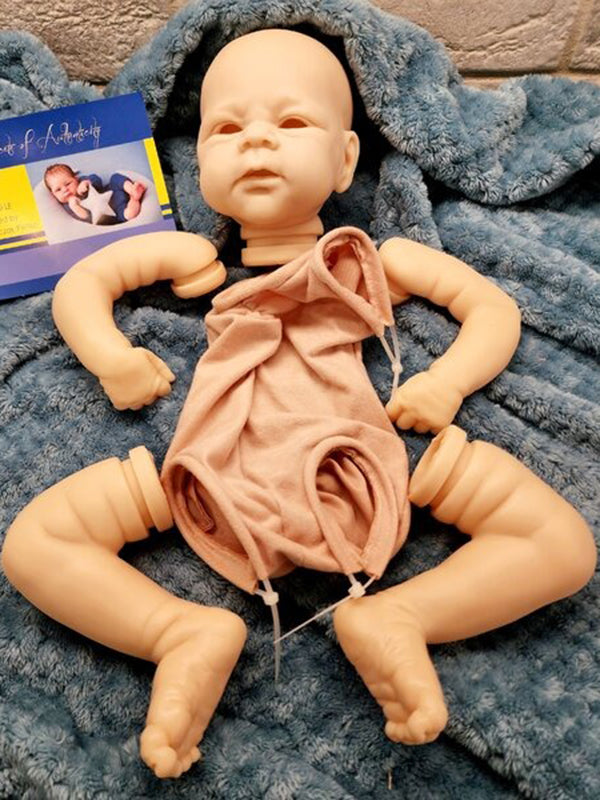 19 Zoll DIY Elijah Unbemalt Reborn Puppen Kit