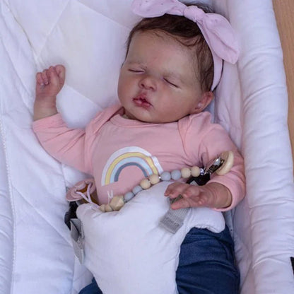 20 Zoll geschlossene Augen unbemalt Reborn Puppe Kit Luisa