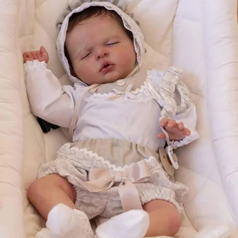 20 Zoll geschlossene Augen unbemalt Reborn Puppe Kit Luisa