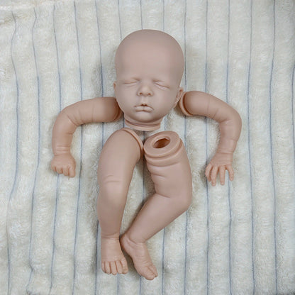 20 Zoll geschlossene Augen unbemalt Reborn Puppe Kit Luisa