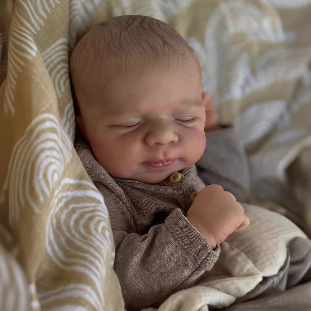 19 Zoll realistische Gail Geschlossene Augen Reborn Puppen-Pascale