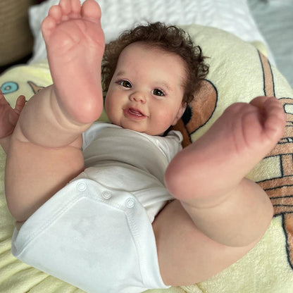 22 Zoll lebensechte Renee Augen auf Reborn Babypuppen Mädchen