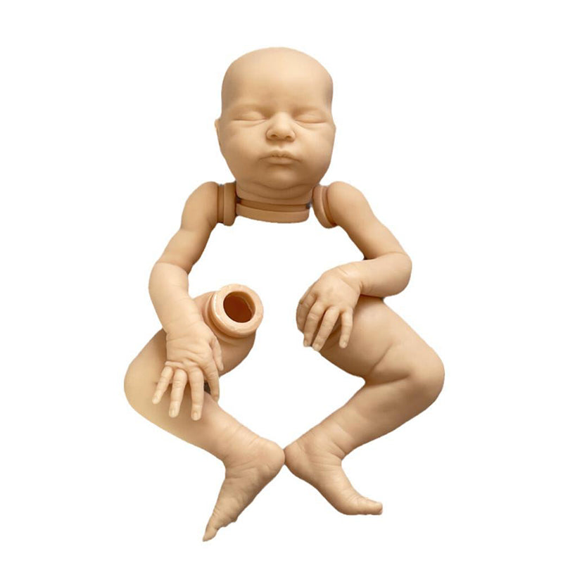20 Zoll Geschlossene Augen Laura Unvollendeter Kit Reborn