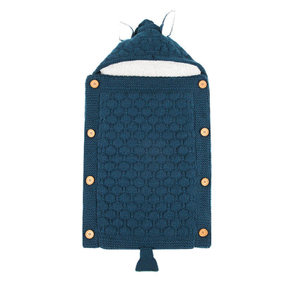 Warmer Strick-Fleece-Schlafsack für 17-24 Zoll Reborn Puppen