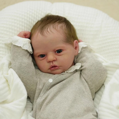 19 Zoll Novia offene Augen kurze Haare Reborn Puppen-Evi