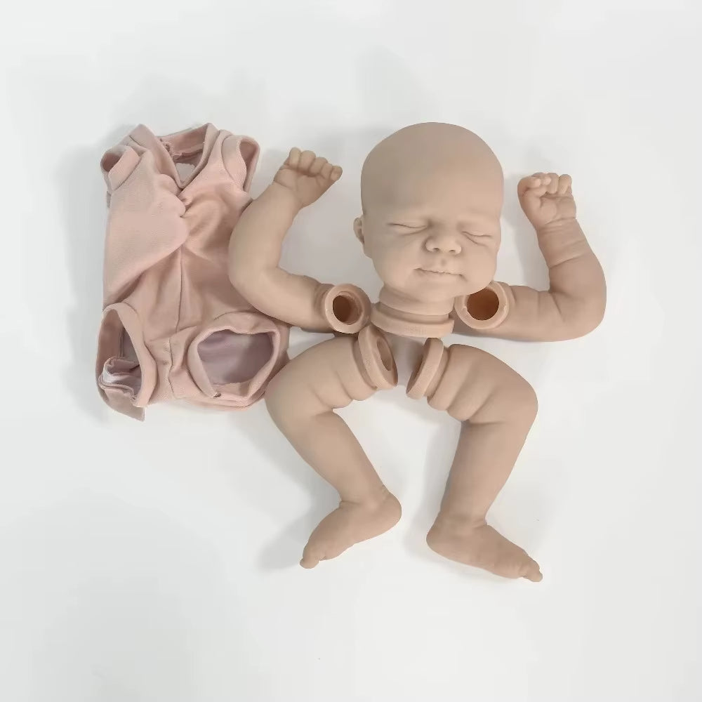 19 Zoll Geschlossene Augen Pascale Unvollendeter Kit Reborn