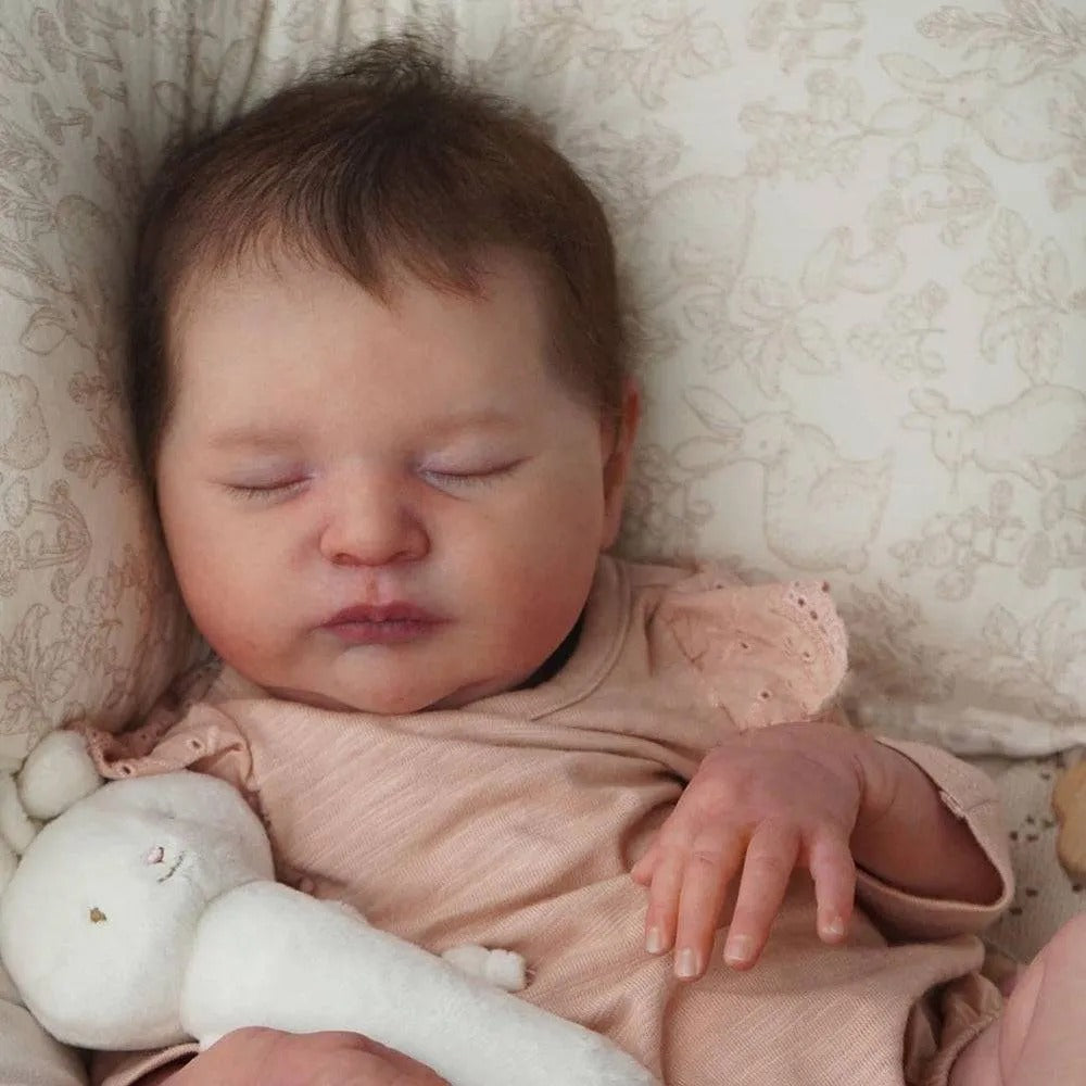20 Zoll Geschlossene Augen Laura Unvollendeter Kit Reborn