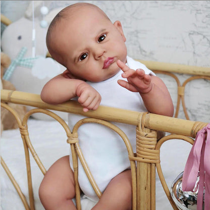 24 Zoll Claire Augen auf lebensechte Reborn Puppen