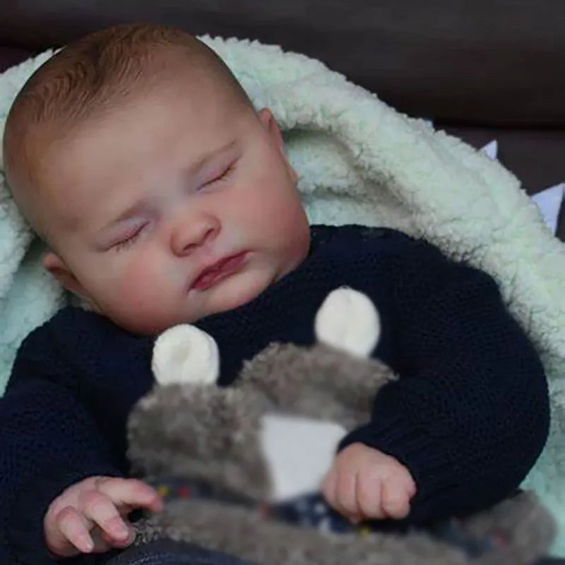 Reborn Joseph 23 Zoll Geschlossene Augen Unvollendeter Puppen Kit