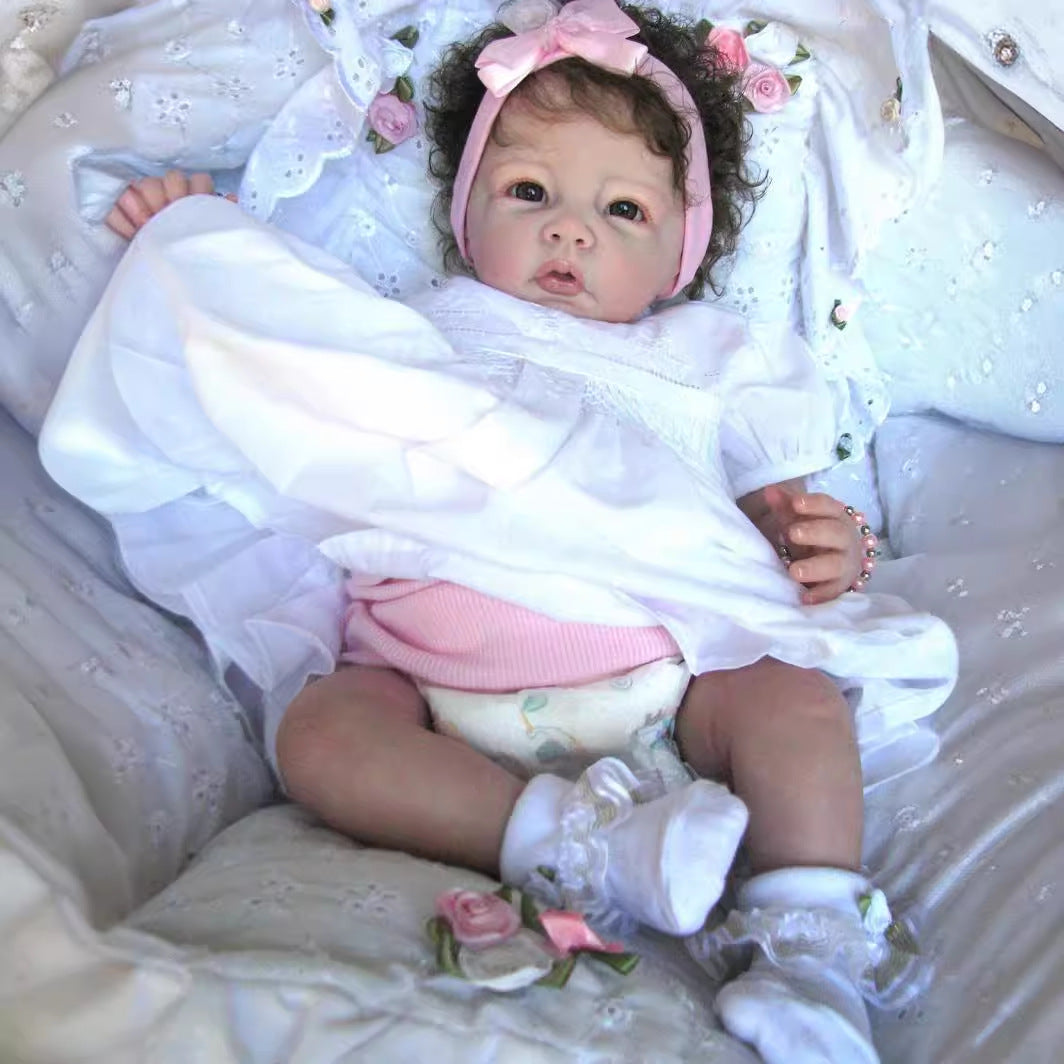 Flora 20 Zoll Realistische Reborn Puppe Mit Offenen Augen