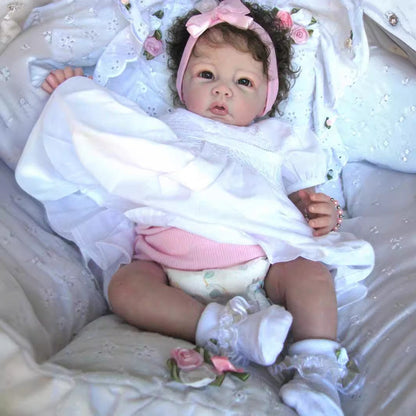 Flora 20 Zoll Realistische Reborn Puppe Mit Offenen Augen