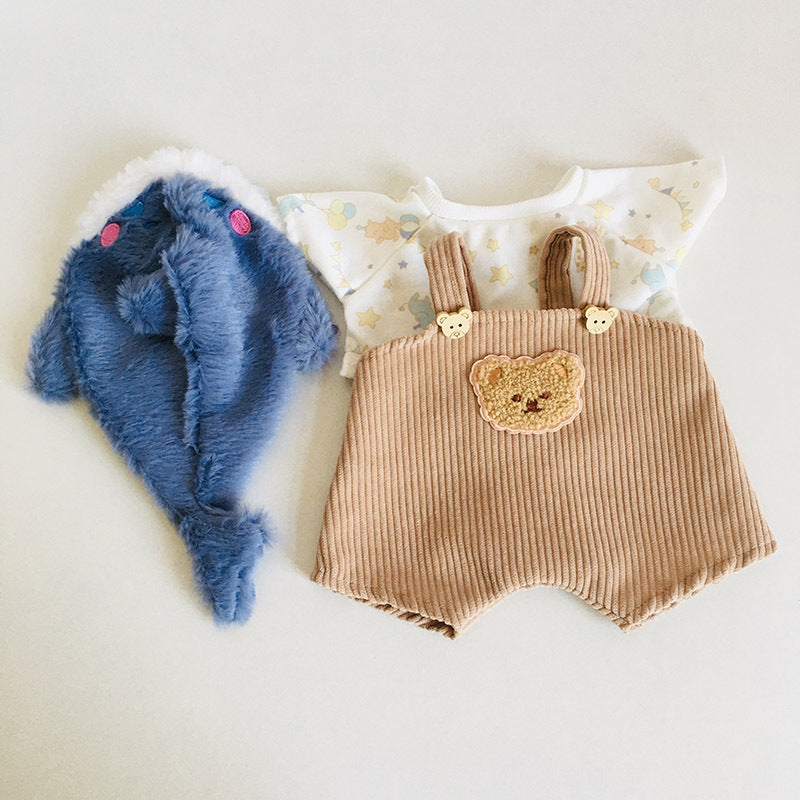 3-teilige Cartoon-Kleidung für 30 cm Reborn Babypuppen