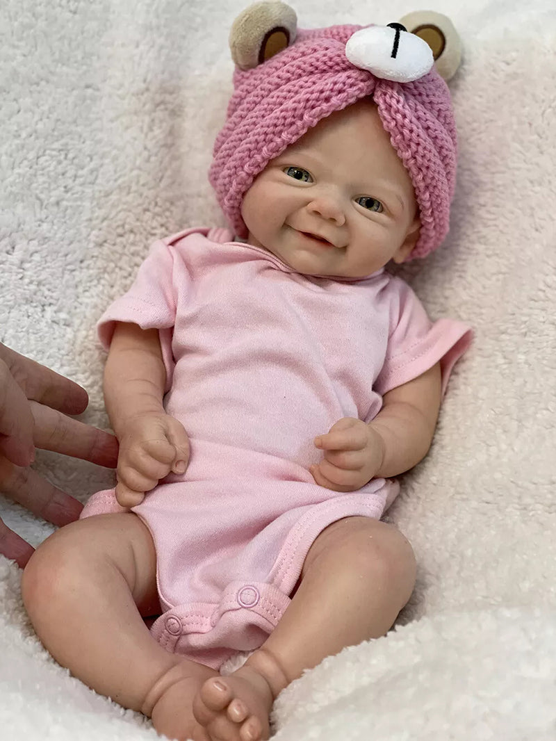 Veromca 19 Zoll Reborn Babypuppen mit offenen Augen - Vivienne