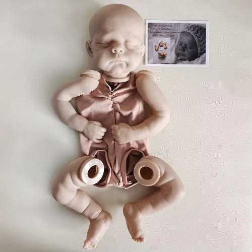 21 Zoll geschlossene Augen unbemalt Eric Reborn Puppenbausatz
