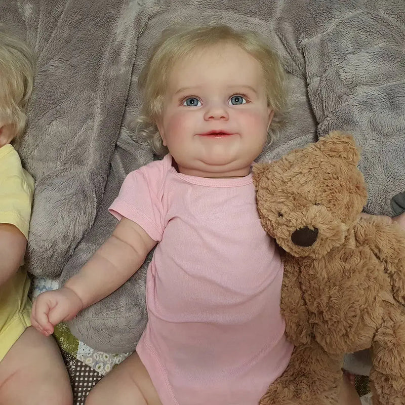 20 Zoll lebensechte Amelia und Marvin Reborn Zwillingspuppen mit offenen Augen