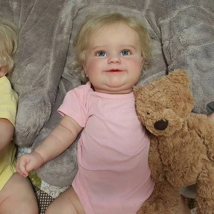 20 Zoll lebensechte Amelia und Marvin Reborn Zwillingspuppen mit offenen Augen
