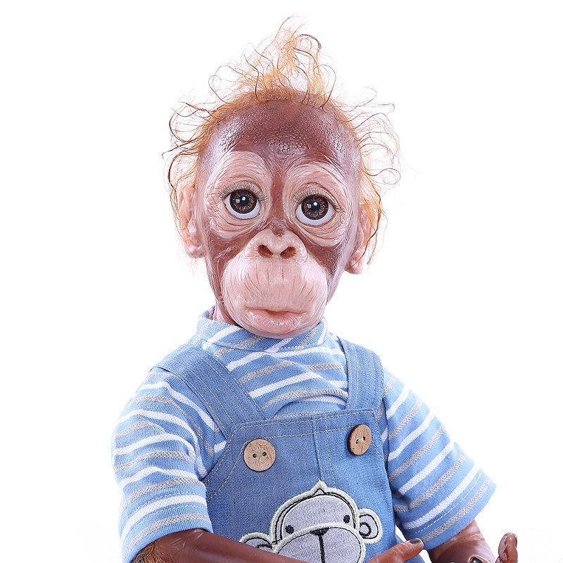21 Zoll 52 cm 100% Artist Gemacht Reborn Affe Babypuppe