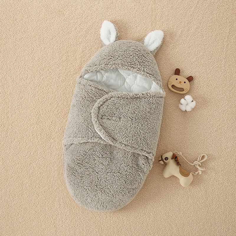 Plüsch-Schlafsack mit großen Ohren für 16-24 Zoll Reborn Puppen