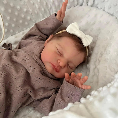 20 Zoll Susanna Geschlossene Augen Reborn Puppen Mädchen-Laura
