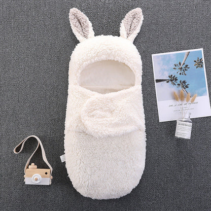 Plüsch Große Ohren Babyschlafsack für 16-24 Zoll Reborn Puppen