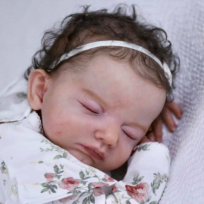 19 Zoll Sara Schließen Sie Augen süßes schlafendes DIY Blanko Reborn Kit