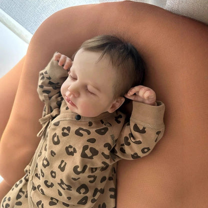 20 Zoll kurze Haare geschlossene Augen Reborn Puppe Junge/Mädchen-Loulou