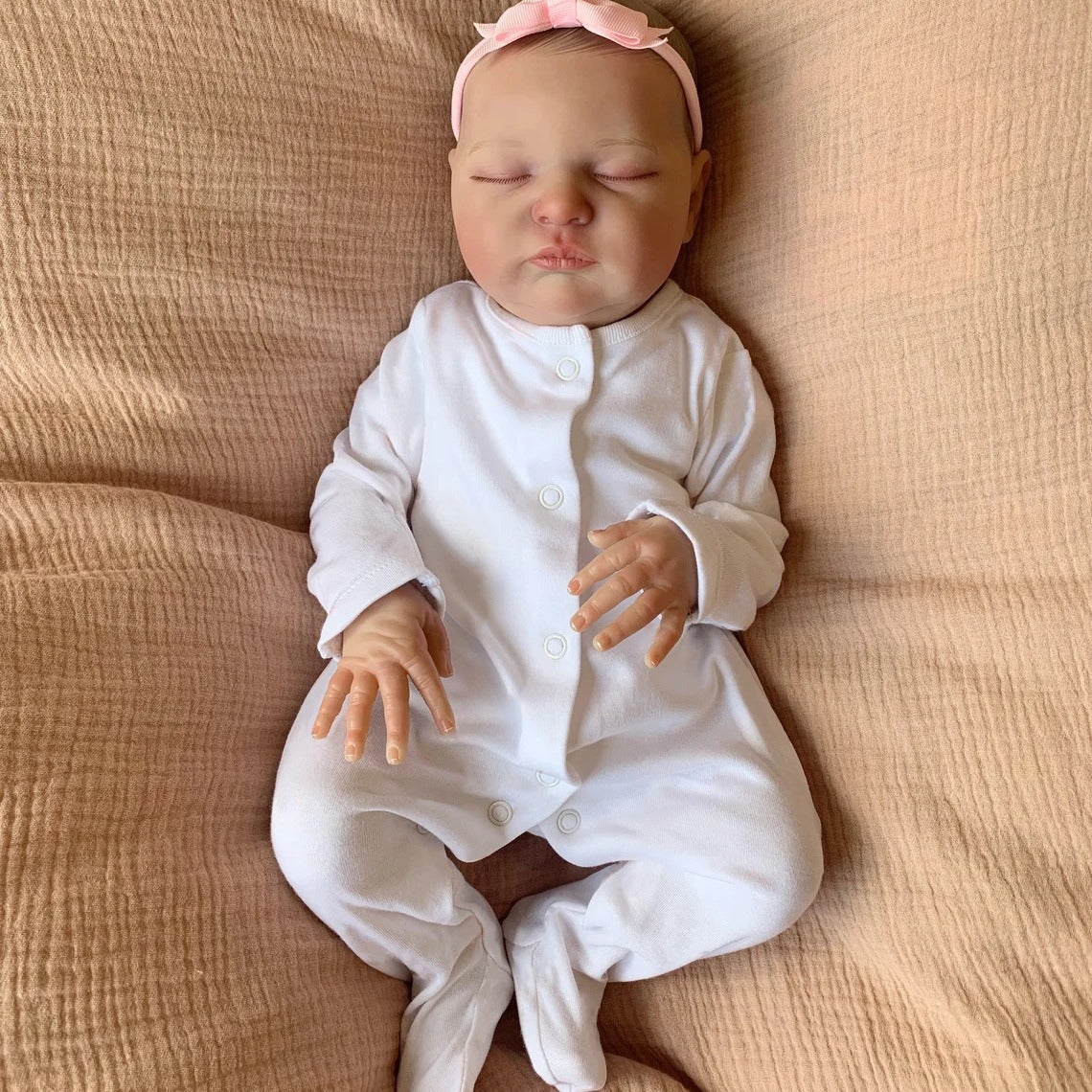20 Zoll Nora Süß Schlafen Reborn Puppe Ohne Haare