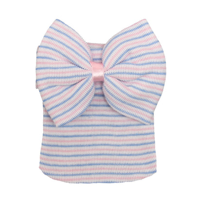 Niedliche Schleife Knoten gestrickte Pullover Baby Mütze