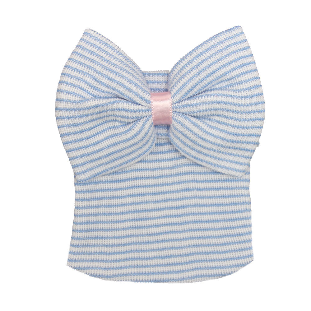 Niedliche Schleife Knoten gestrickte Pullover Baby Mütze